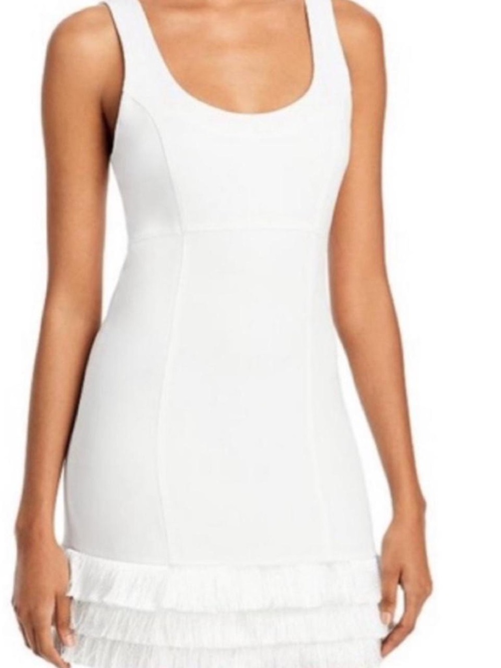 White mini dress